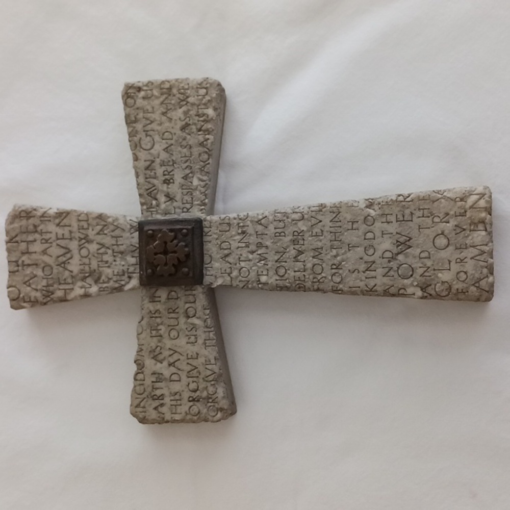 Spiritual Harvest "The Lord's Prayer" cross. C. 1998